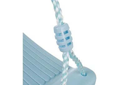 Dětská závěsná houpačka na lanech – plastová – modrá