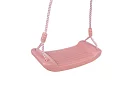 Dětská závěsná houpačka na lanech – plastová – růžová