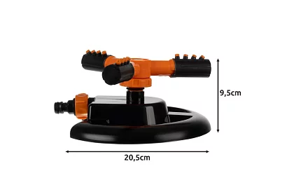 Zahradní otočný zavlažovač – 3ramenný