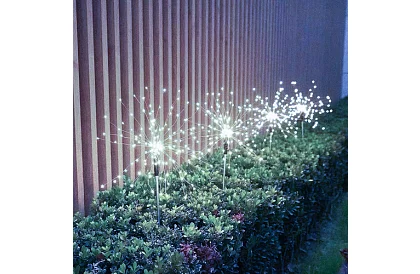 Solární zahradní lampy 2 kusy – pampeliška