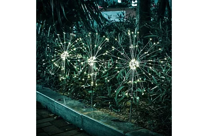 Solární zahradní lampy 2 kusy – pampeliška