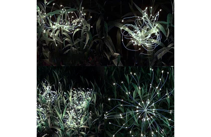 Solární zahradní lampy 2 kusy – pampeliška