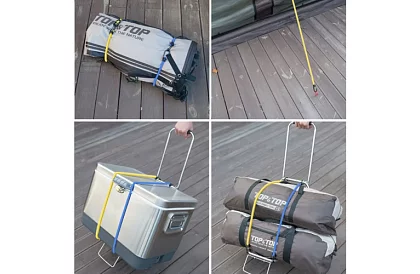 Upínací gumy s háky – 12 ks v sadě