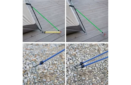 Upínací gumy s háky – 12 ks v sadě