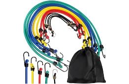 Upínací gumy s háky – 12 ks v sadě