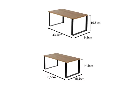 Bambusové police 2 ks – organizér