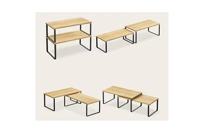 Bambusové police 2 ks – organizér