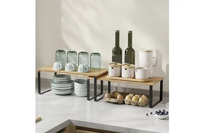 Bambusové police 2 ks – organizér