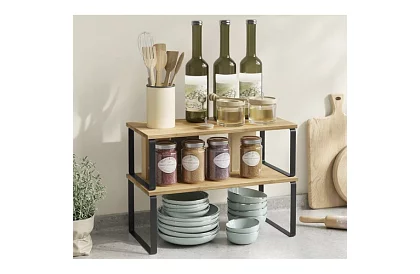 Bambusové police 2 ks – organizér