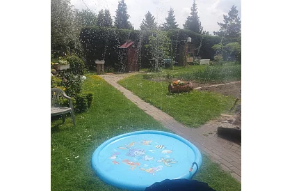 Dětské vodní brouzdaliště s fontánkou