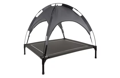 Vyvýšený krytý pelíšek pro psy