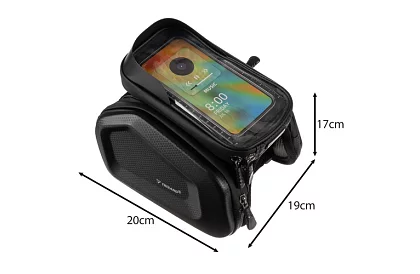 Vodotěsná brašna na kolo s držákem na mobil