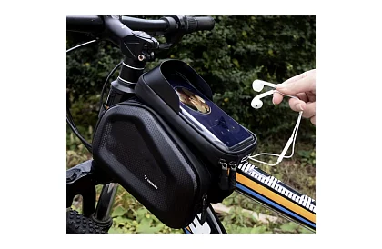 Vodotěsná brašna na kolo s držákem na mobil