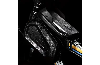 Vodotěsná brašna na kolo s držákem na mobil