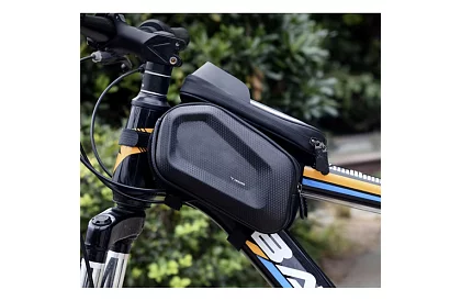 Vodotěsná brašna na kolo s držákem na mobil