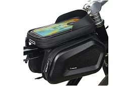 Vodotěsná brašna na kolo s držákem na mobil