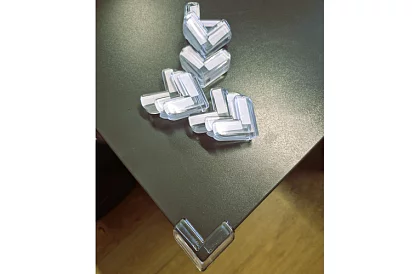 Silikonová ochrana rohů nábytku - sada 12 kusů