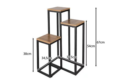 Květinový stolek - 3 úrovňový