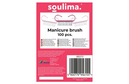 Kartáčky na nehty 100 kusů – odstranění prachu po pilování