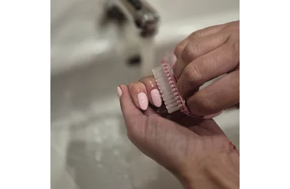 Kartáčky na nehty 100 kusů – odstranění prachu po pilování