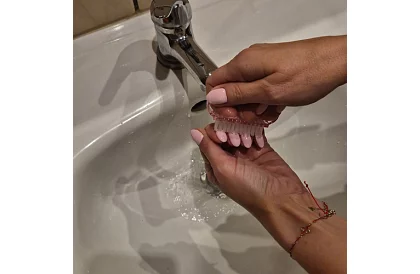 Kartáčky na nehty 100 kusů – odstranění prachu po pilování