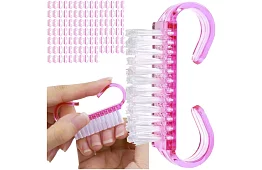 Kartáčky na nehty 100 kusů – odstranění prachu po pilování