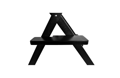 Profesionální dřevěné kosmetické křeslo - černé