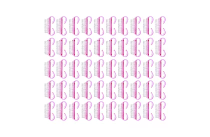 Kartáčky na nehty 50 kusů – odstranění prachu po pilování