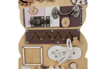 Smyslová deska 10 v 1 – Medvídek