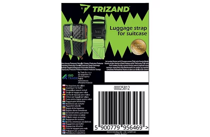 Bezpečnostní popruh na kufr s kódovým zámkem
