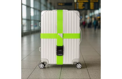 Bezpečnostní popruh na kufr s kódovým zámkem