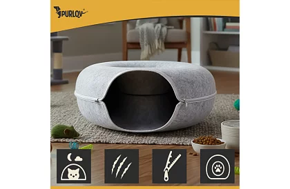 Kočičí antistresový pelíšek – tunel