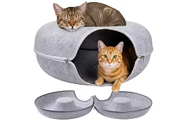 Kočičí antistresový pelíšek – tunel