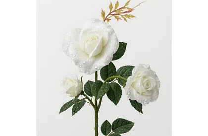 Solární zahradní LED lampa – růže