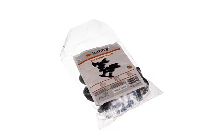 Nábytkové úchytky – knopky černé - 10 kusů