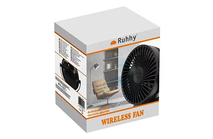 Bezdrátový ventilátor s klipem – nabíjecí USB-C 1200 mAh