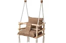 Dětská závěsná houpačka – béžový samet