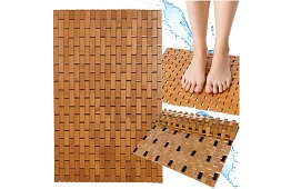 Bambusová koupelnová předložka – 80×50 cm