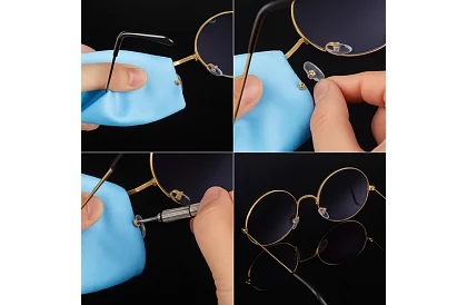 Sada na opravu brýlí – 126 dílů v pouzdře