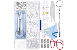 Sada na opravu brýlí – 126 dílů v pouzdře