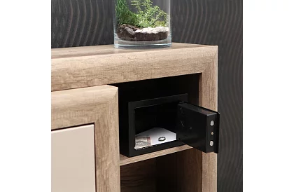 Kombinovaný trezor s kódovým zámkem a klíčem