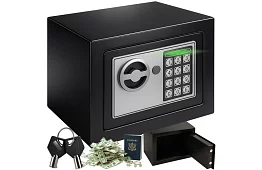 Kombinovaný trezor s kódovým zámkem a klíčem