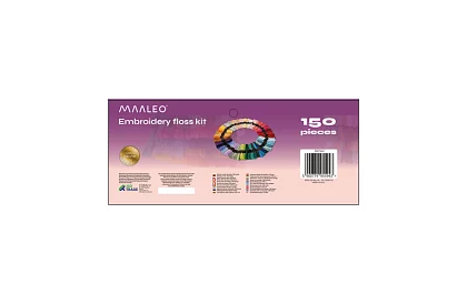 Barevné vyšívací nitě – velká sada 150 ks