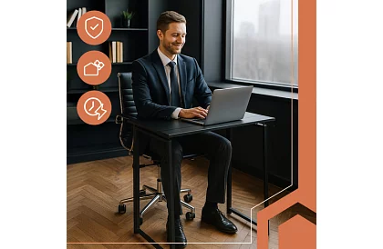 Skládací černý stůl – 80 x 75 x 40 cm