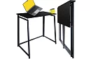 Skládací černý stůl – 80 x 75 x 40 cm