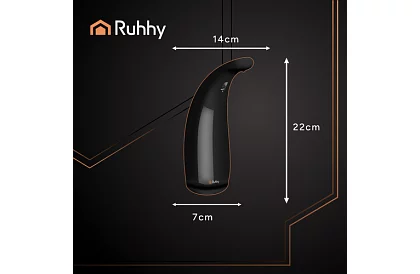 Bezdotykový dávkovač mýdla – černý