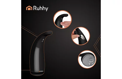 Bezdotykový dávkovač mýdla – černý