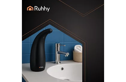 Bezdotykový dávkovač mýdla – černý