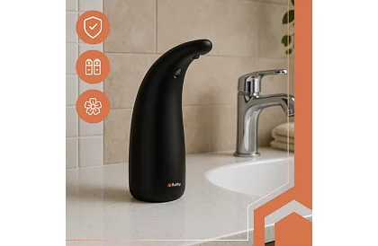 Bezdotykový dávkovač mýdla – černý