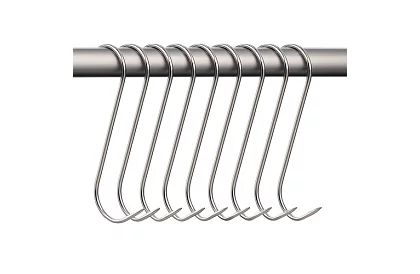 Nerezové háky na maso - 15 kusů